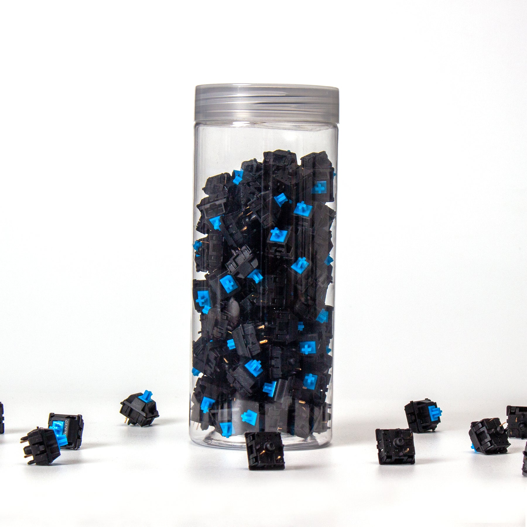 Gateron KS-3 Full Black Blue Switch Set